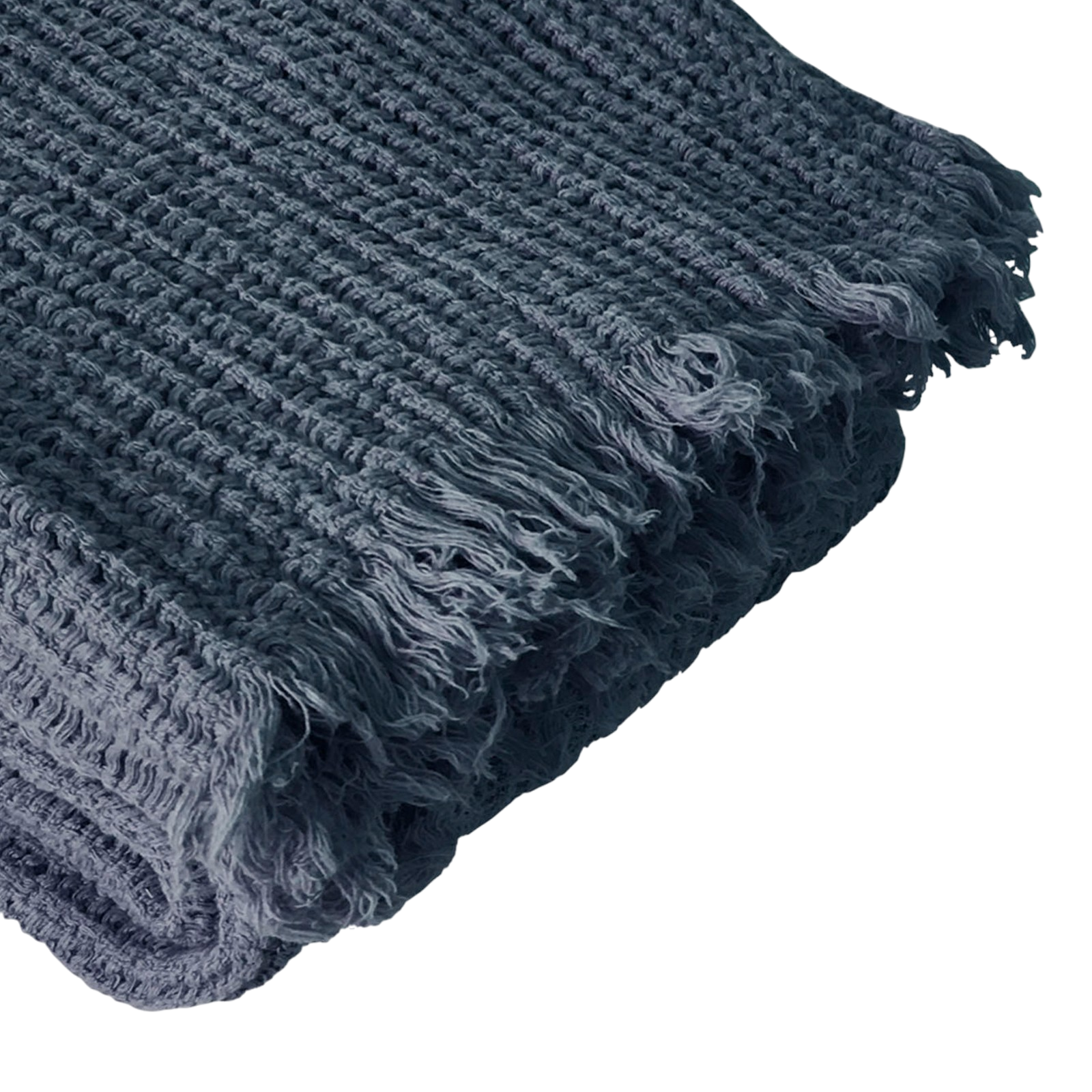 Marta, blanket 130x170 cm indigo