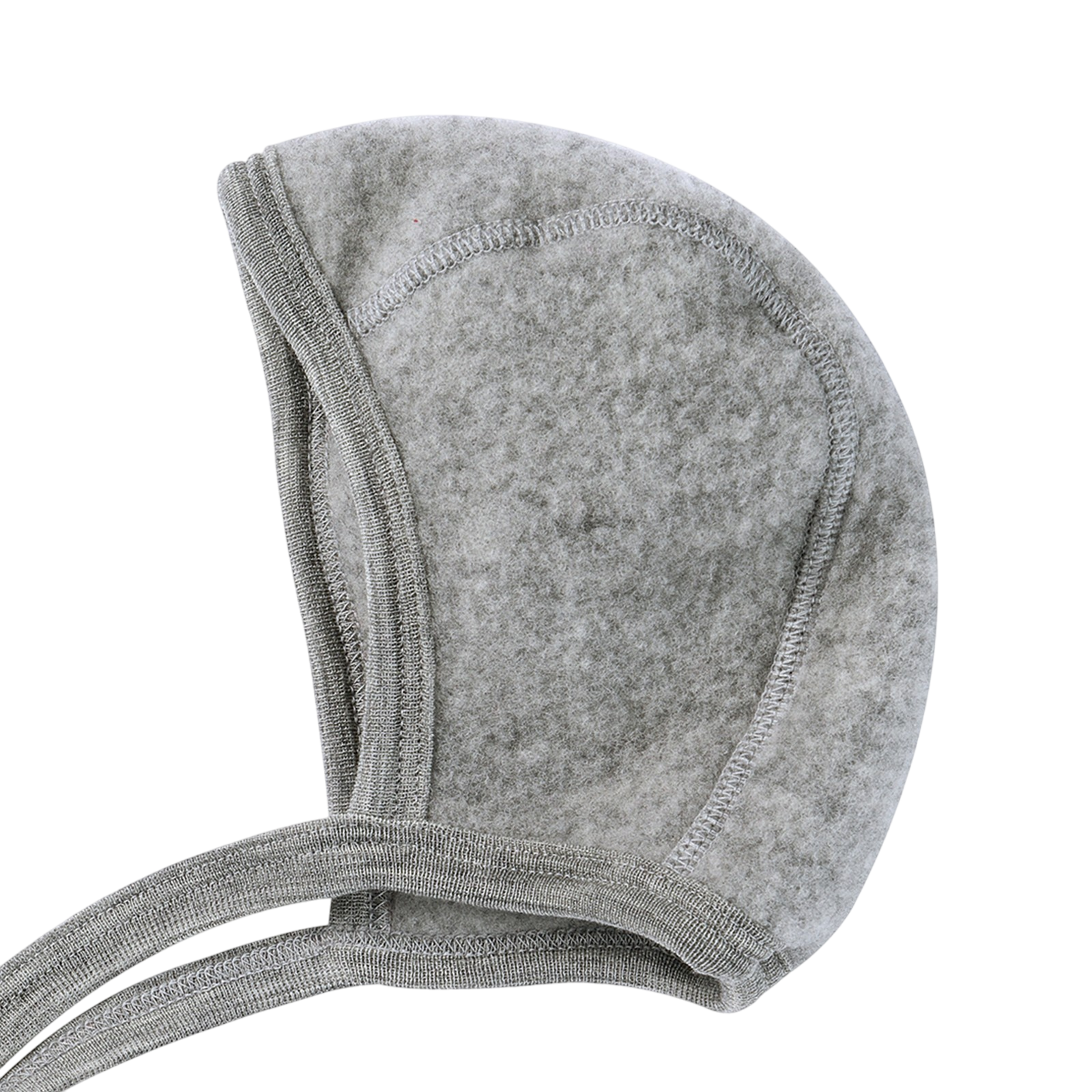 Bonnet bébé mérinos, gris clair mélangé