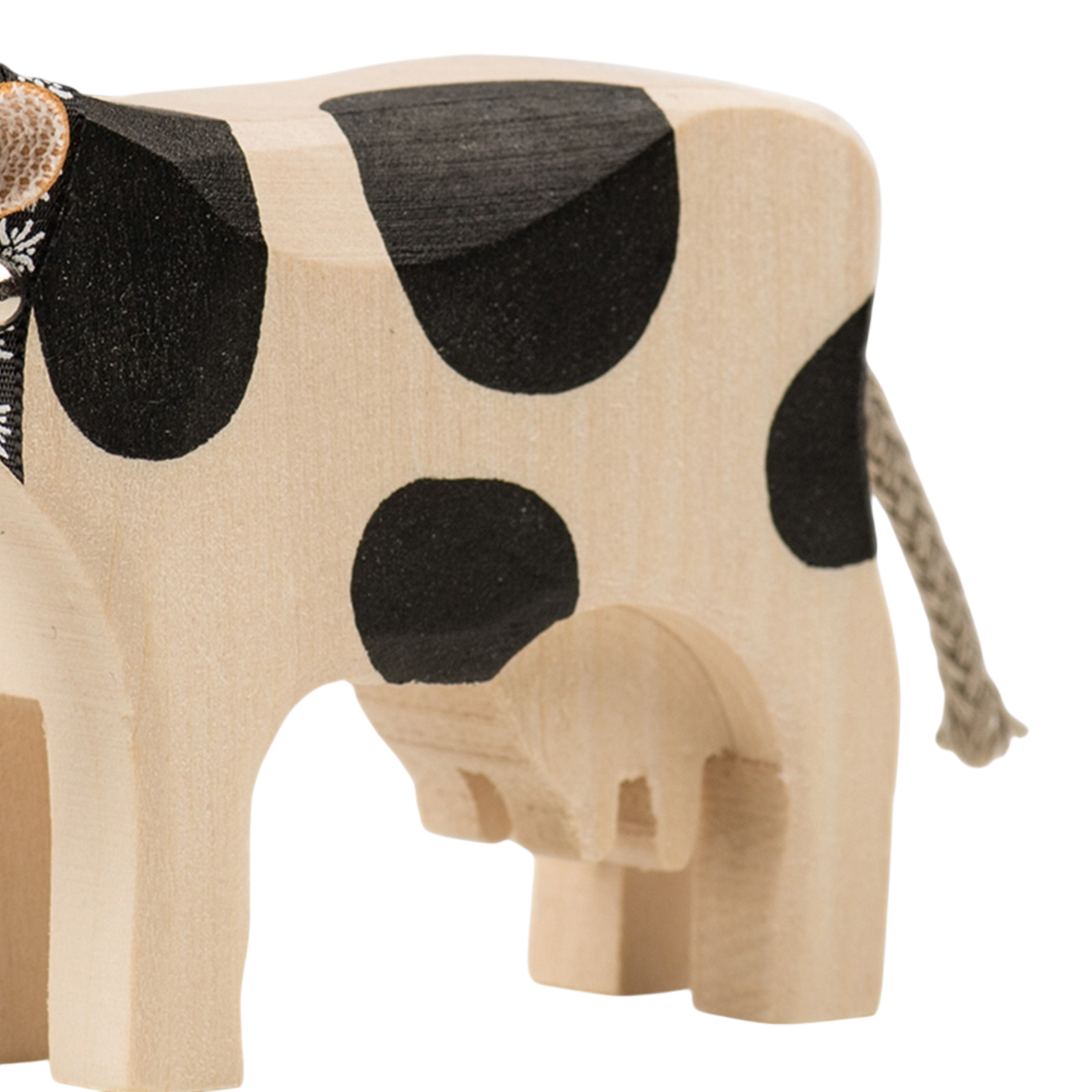 Trauffer Vache 1 debout Freiburger Holztier