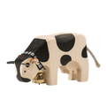 Trauffer Vache 1 mangeant Animaux en bois fribourgeois