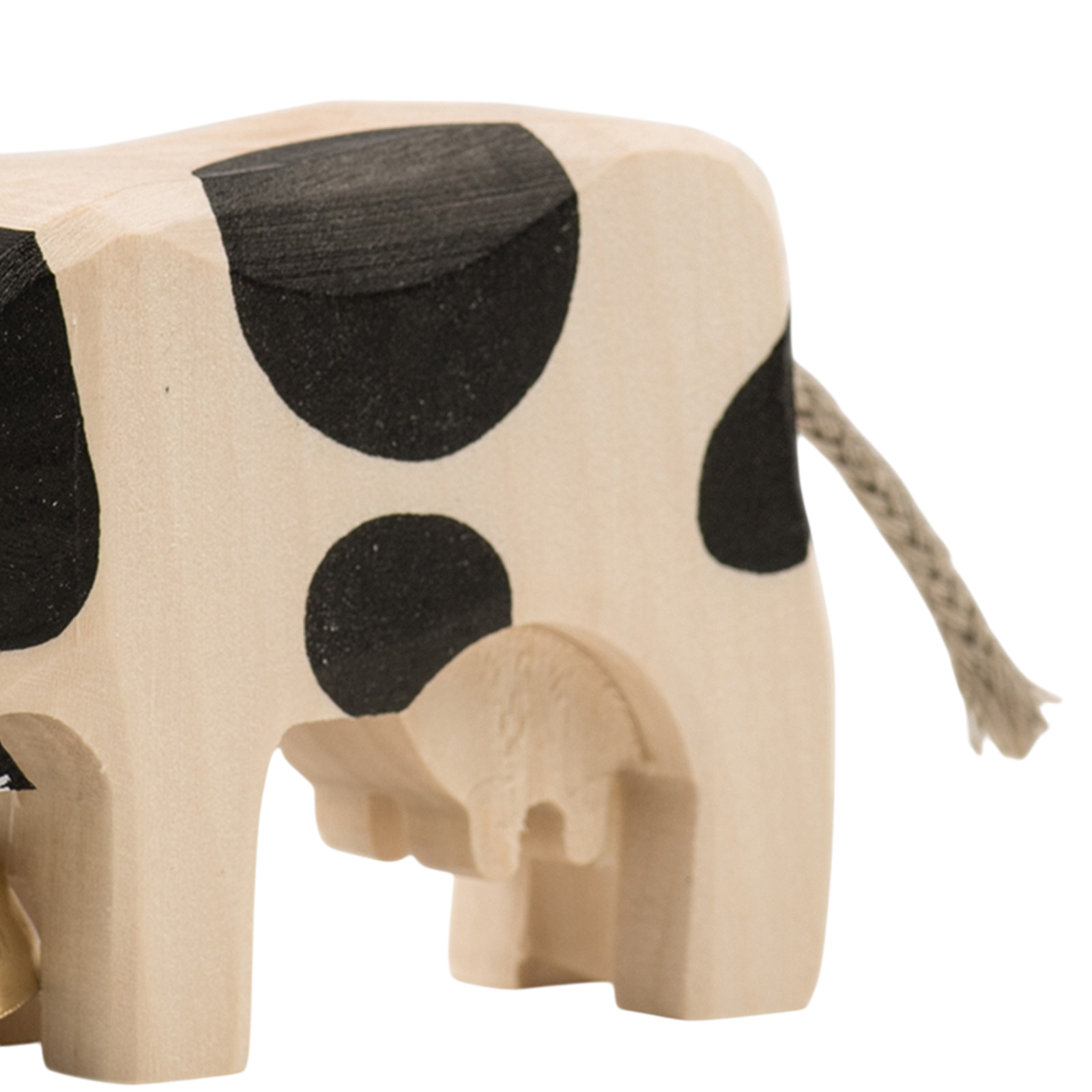 Trauffer Vache 1 mangeant Animaux en bois fribourgeois