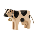 Trauffer vache 2 debout Freiburger Holztier