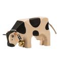 Trauffer Vache 2 mangeant Animaux en bois fribourgeois