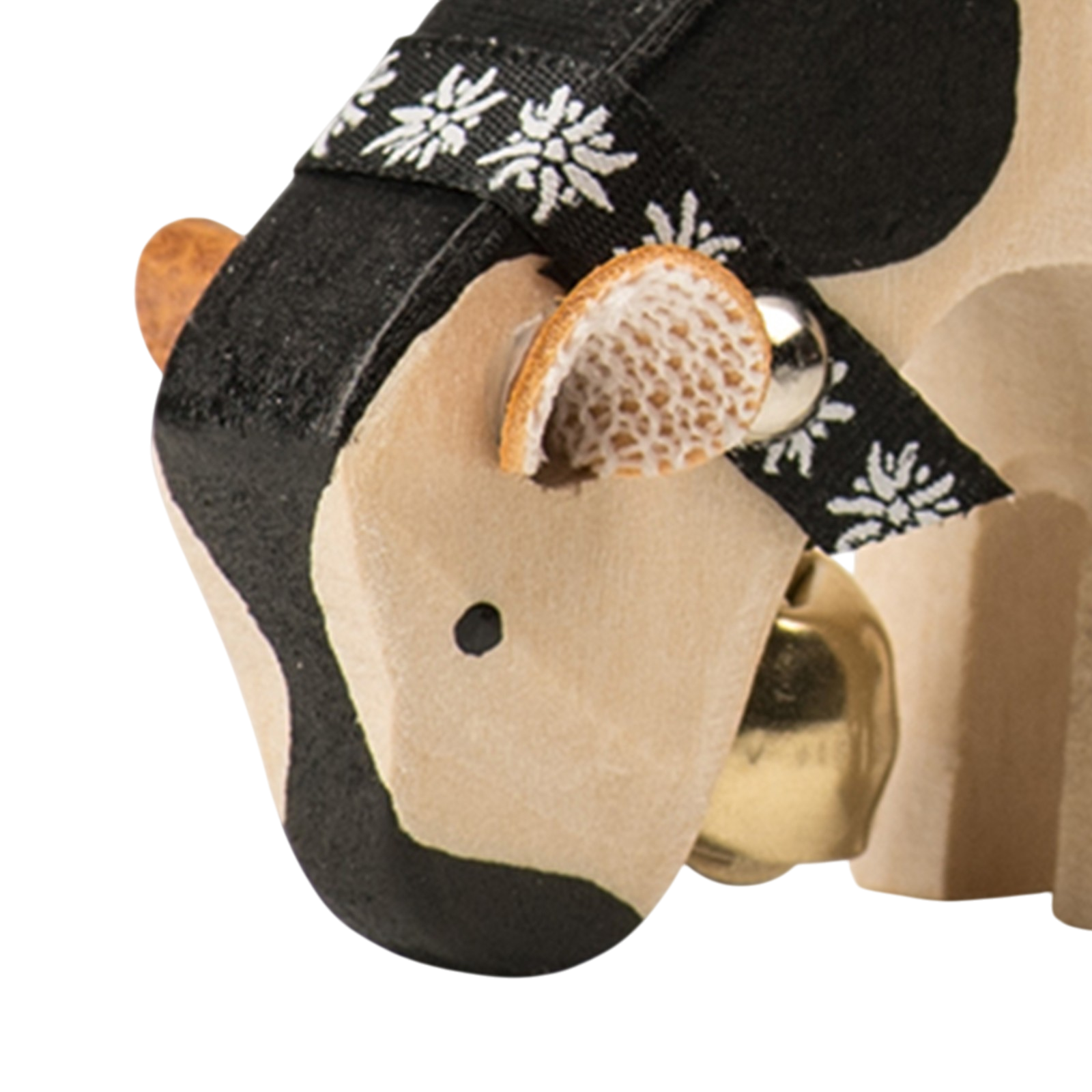 Trauffer Veau mangeur Animaux en bois fribourgeois