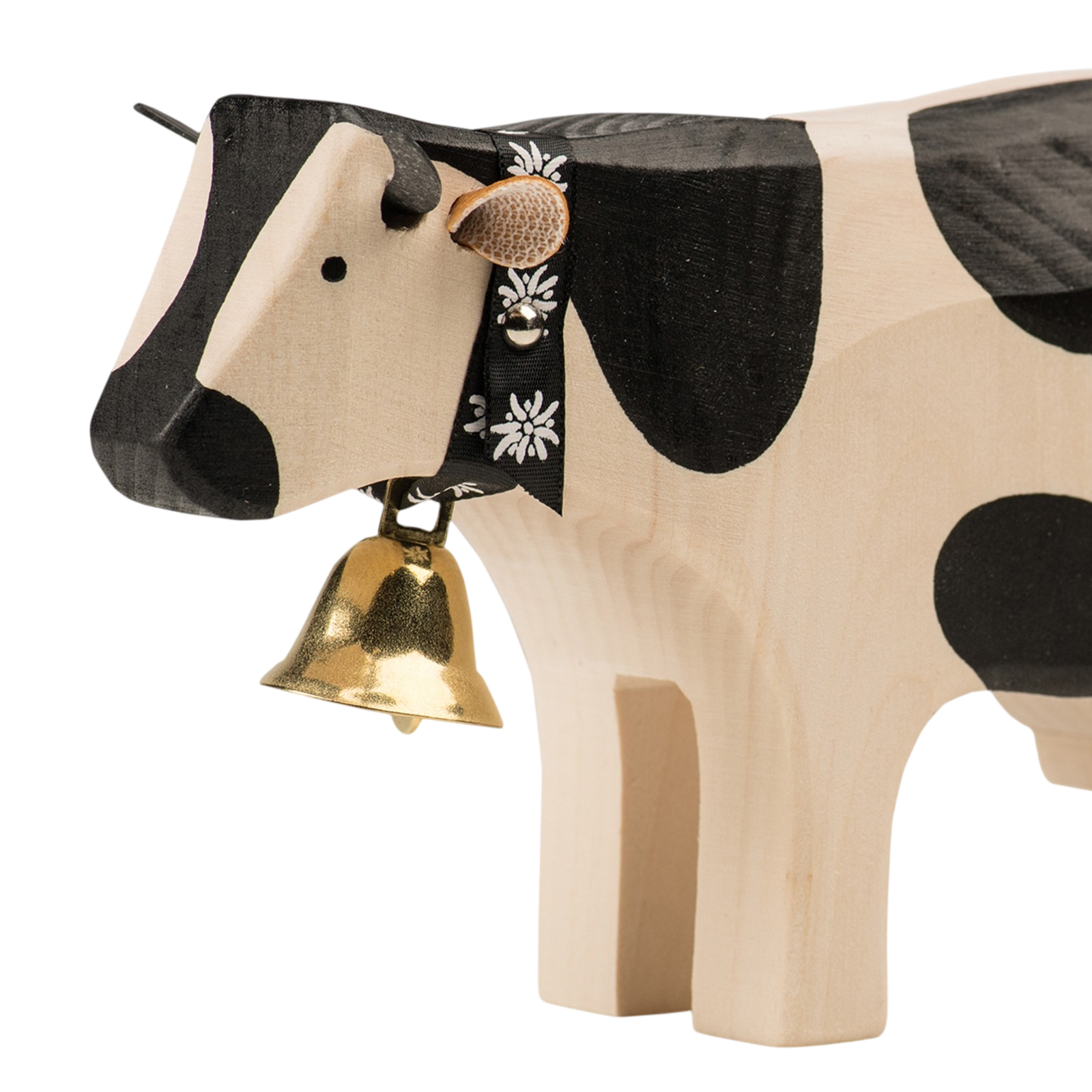Trauffer Kuh 3 stehend Freiburger Holztier