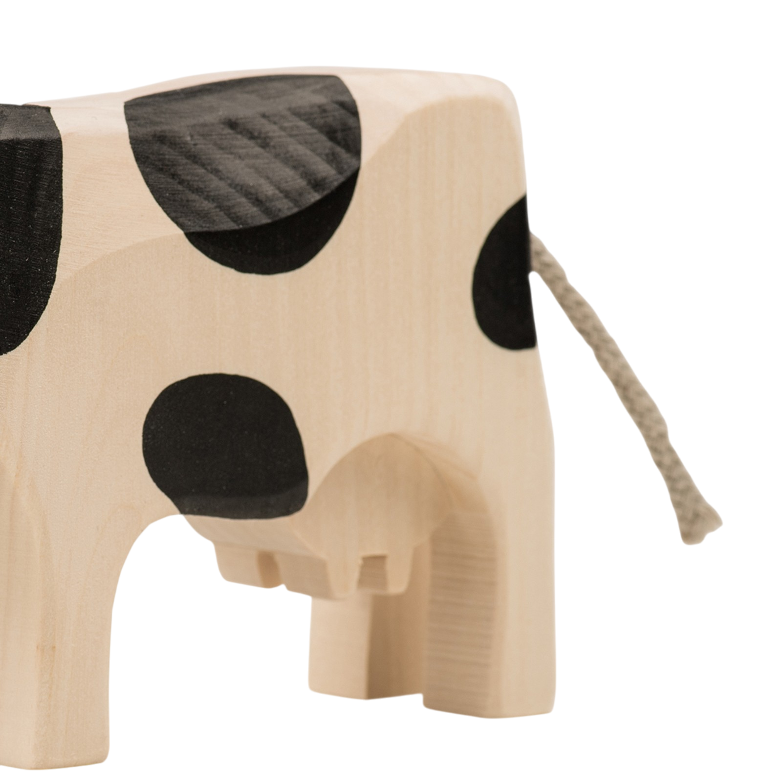 Trauffer Kuh 3 stehend Freiburger Holztier