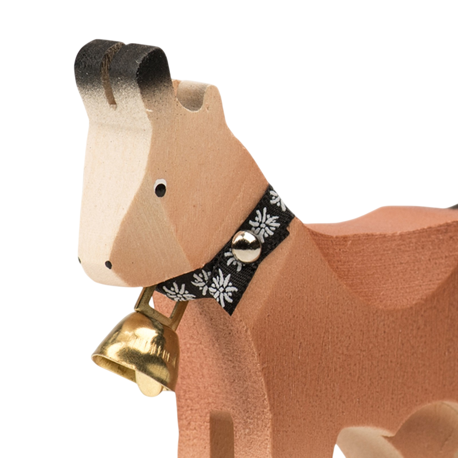 Trauffer chèvre grande brune avec cloche