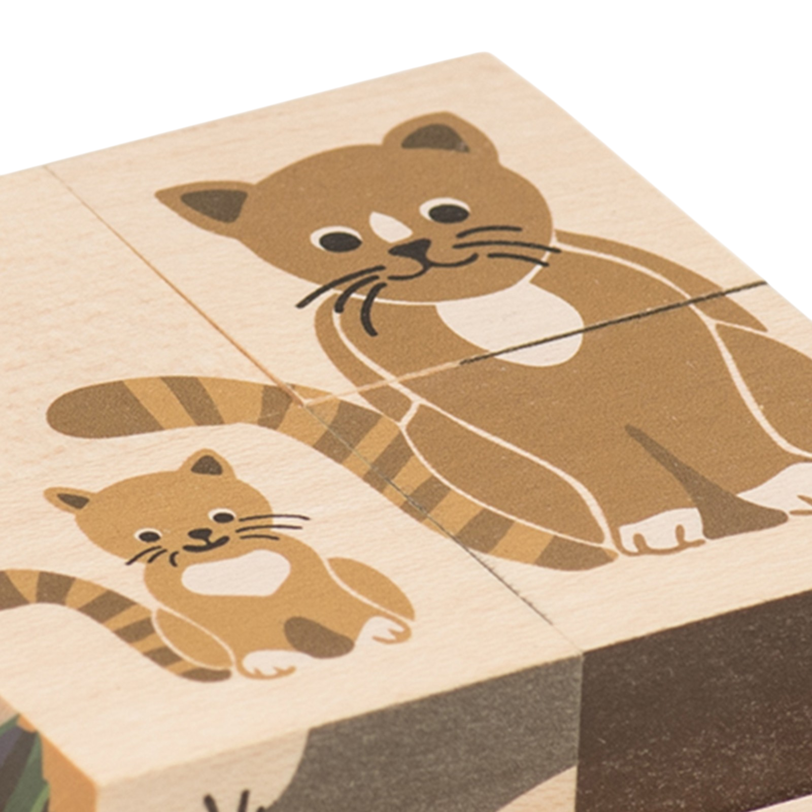 Puzzle à cubes animaux domestiques