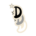 Buchstaben gross D