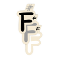 Buchstaben gross F