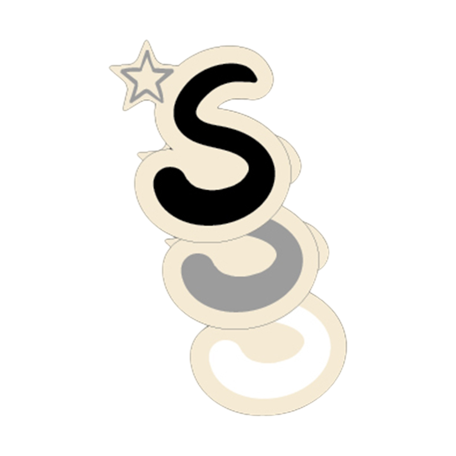 Buchstaben gross S
