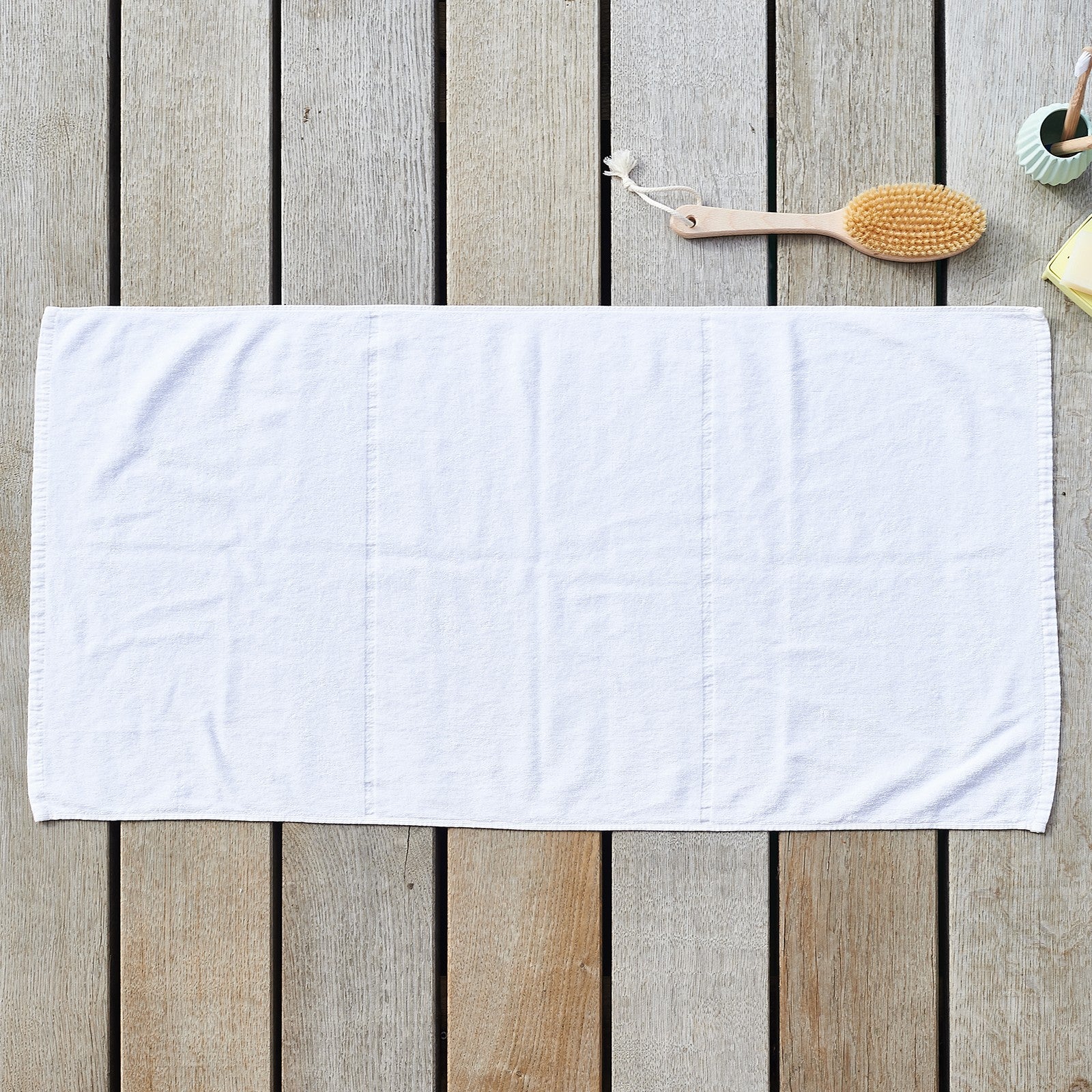 Tilda white, towel 50x100 cm