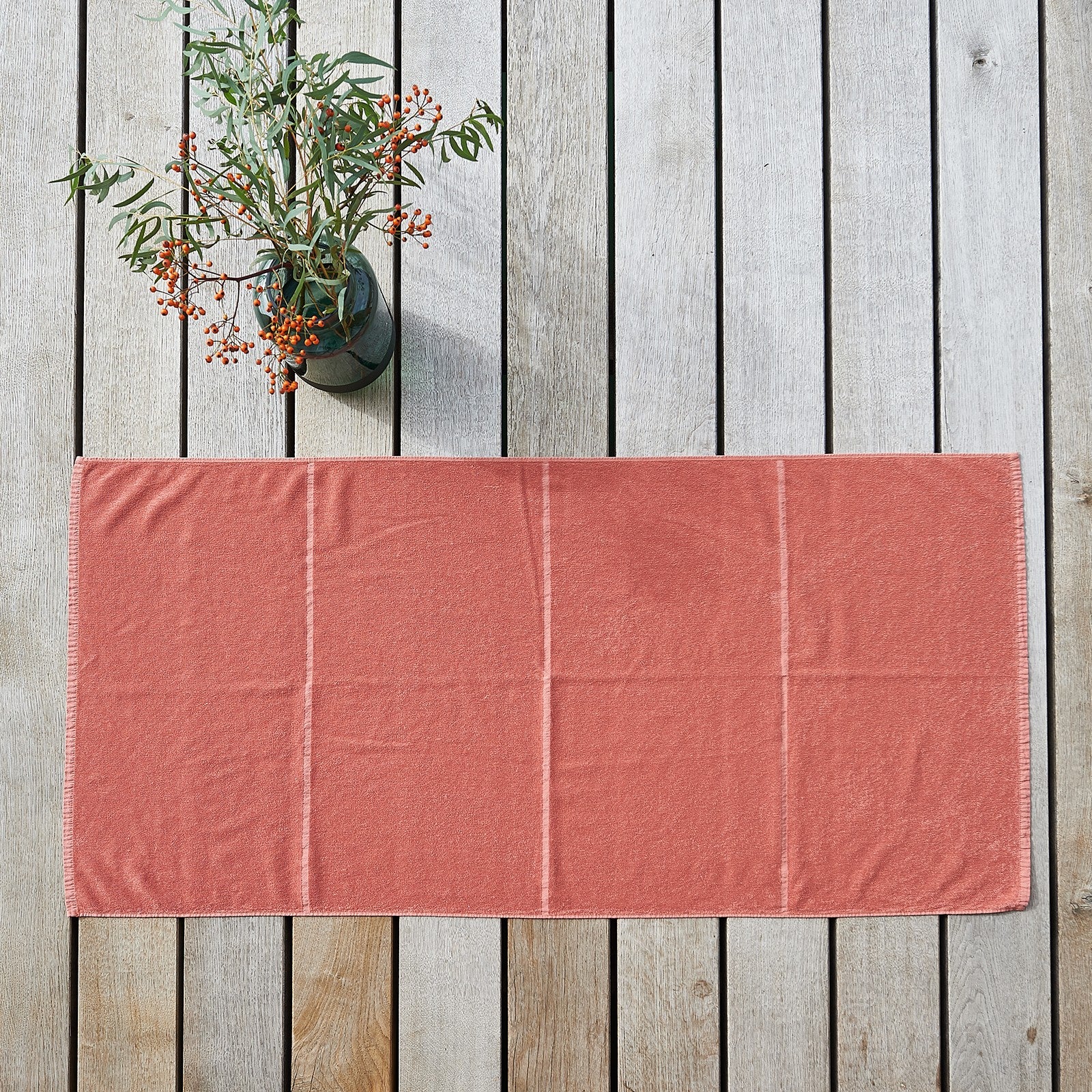 Tilda rouille, Drap de douche 70x140 cm