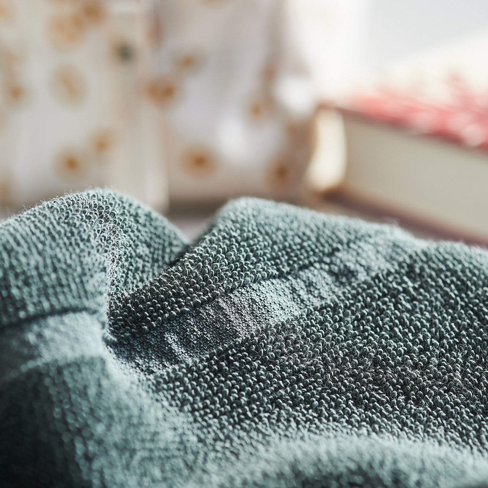 Tilda dark green, shower towel 70x140 cm