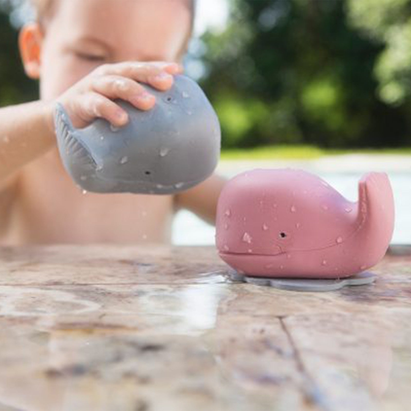 Badespielzeug Wal Ingeborg rosa