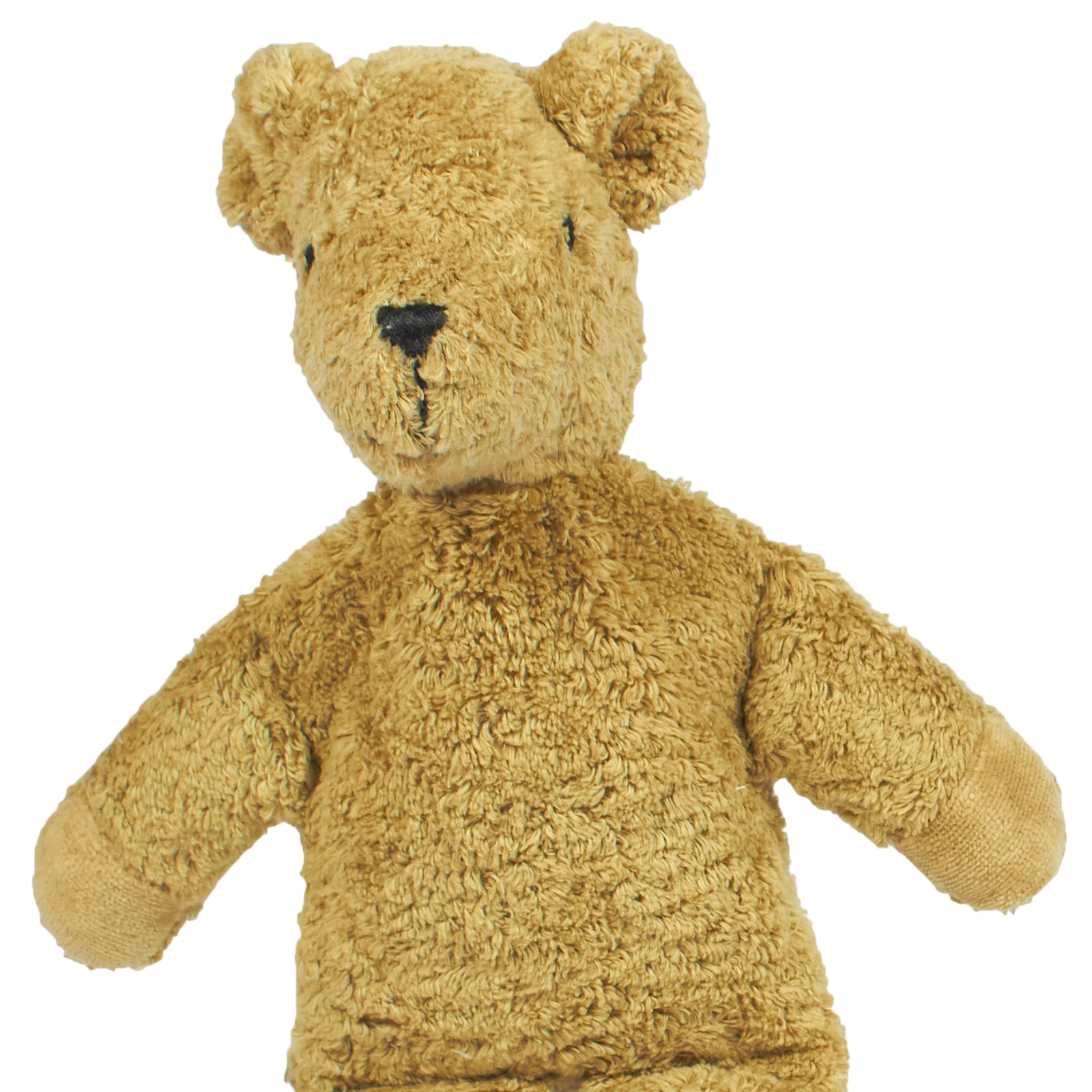 Senger organic cuddly and warming toy bear cherry stone small beige