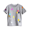 T-Shirt Diamonds Grey