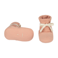 Chausson pour bébé Ribbed rustic clay