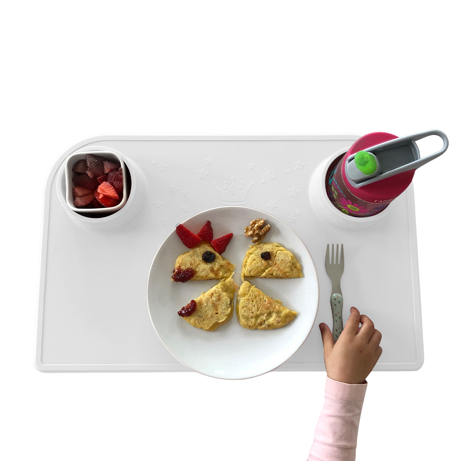 Eat & Play Pad white incl. cotton bag