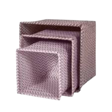 Basket, 3-in-1, pink