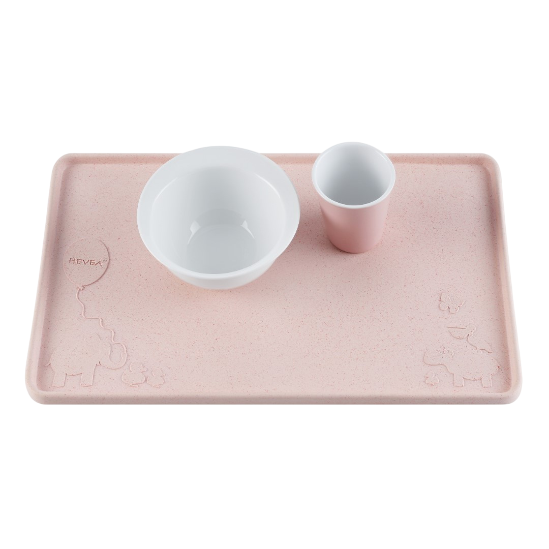 Place Mat upcycled 1x1 peach