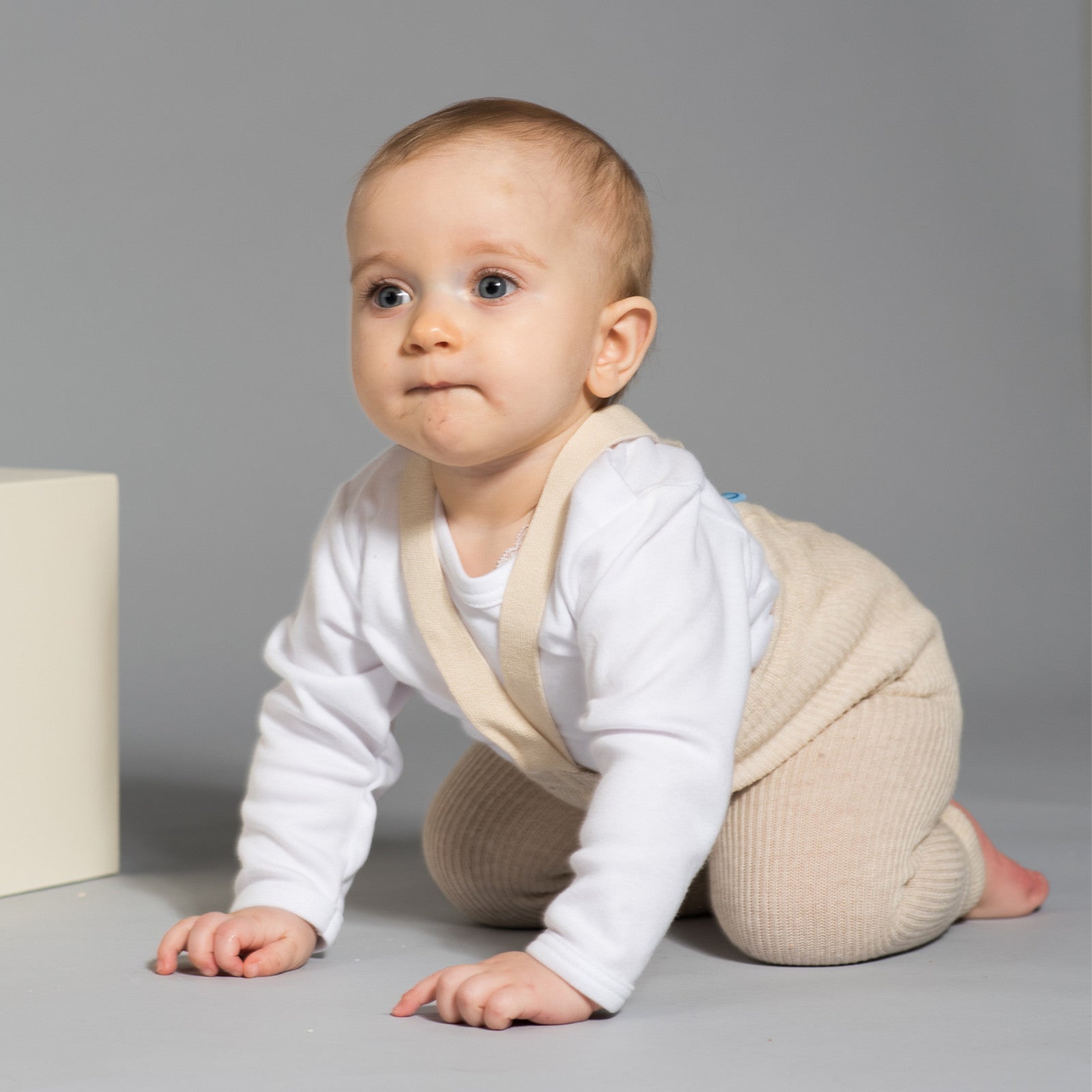 Footless tights Cream