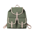 Backpack Georg olive, leather nature