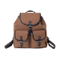 Georg mahogany backpack, brown leather