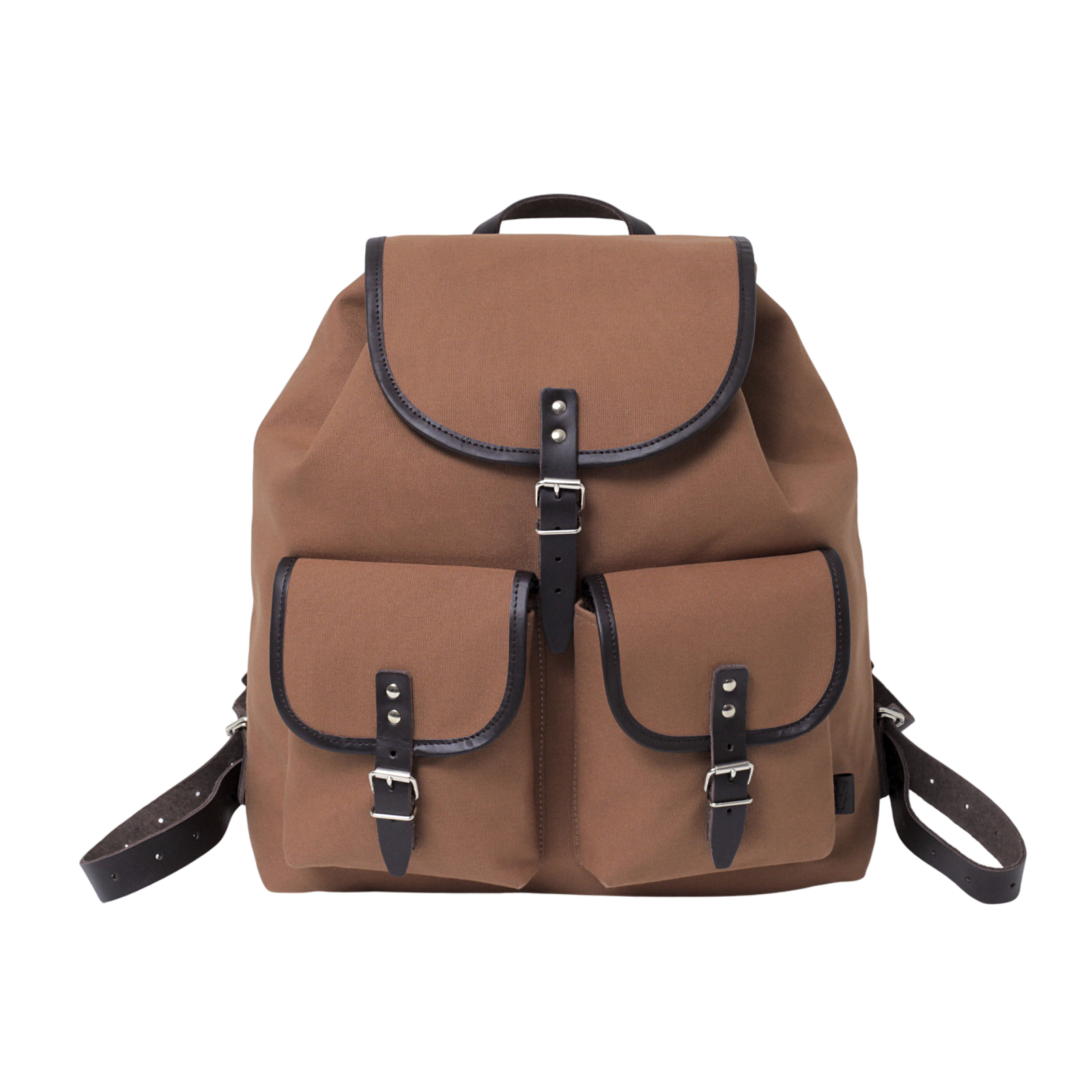 Sac à dos Georg acajou, cuir marron