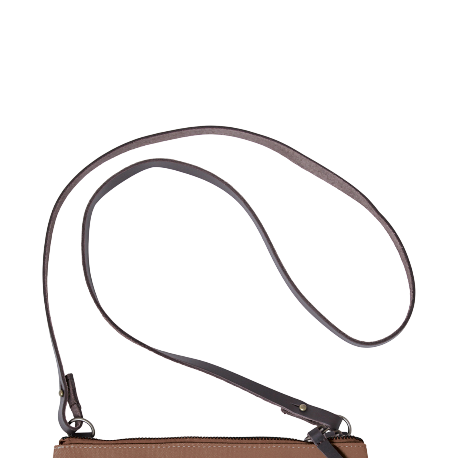 Clutch Charlie mahogany, brown leather