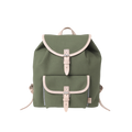 Kinderrucksack Georgie Oliv, Leder Natur