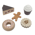 Aliments-jouets Gâteaux et biscuits en bois
