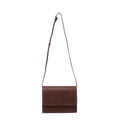 small crossbody bag dark brown