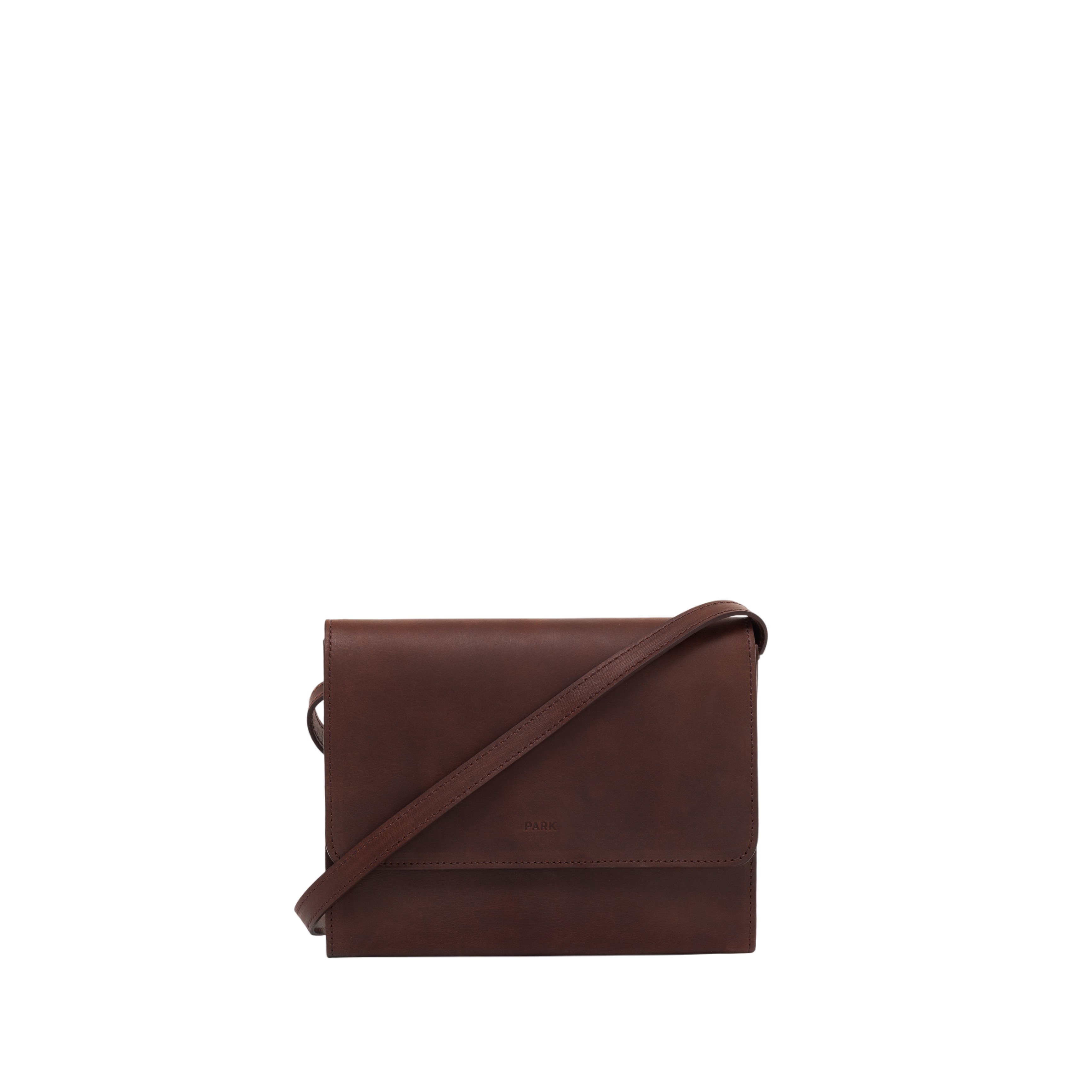 small crossbody bag dark brown