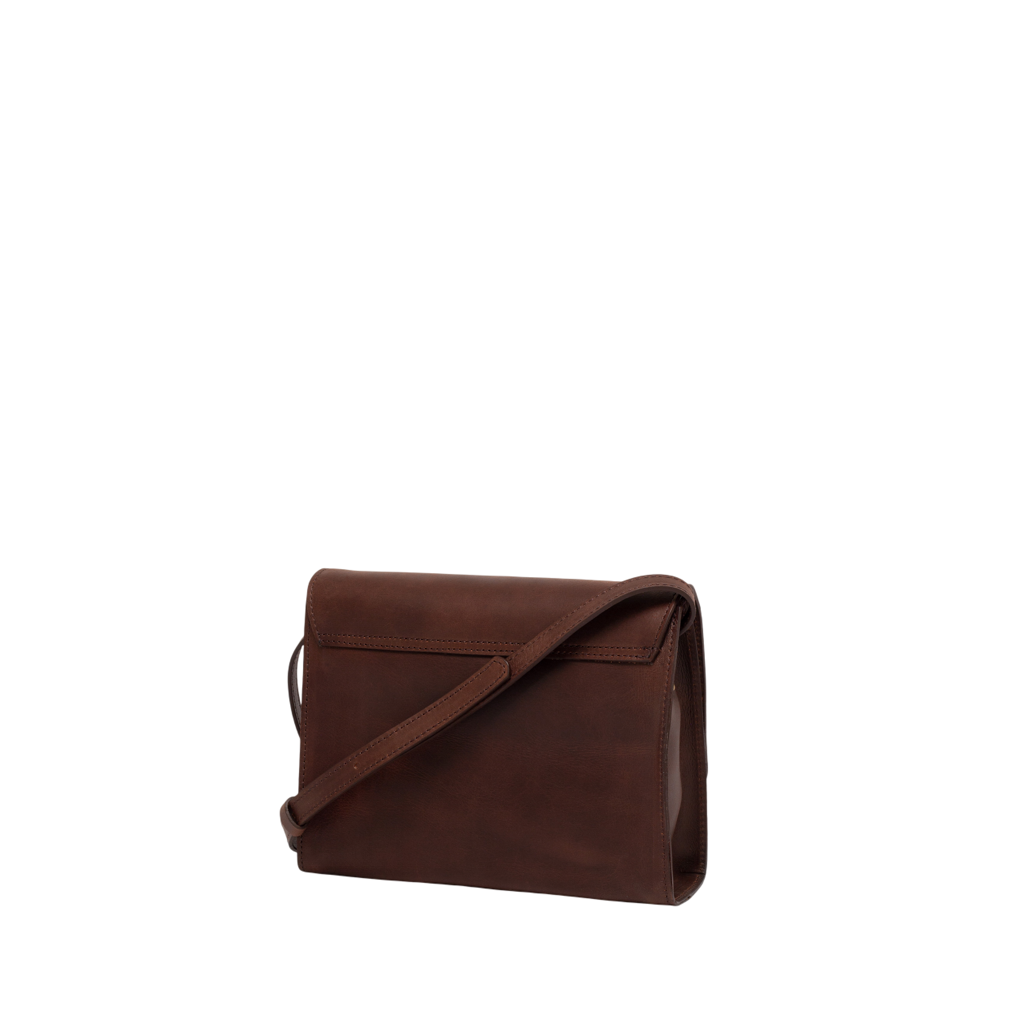 small crossbody bag dark brown