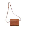 Crossbody Bag Brown 22 x 18 x 5 cm