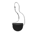 Crossbody Bag Halbrund Black
