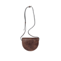 Crossbody Bag Halbrund Dark-Brown
