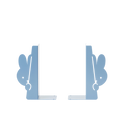 Miffy Peek-a-boo bookend - Blue