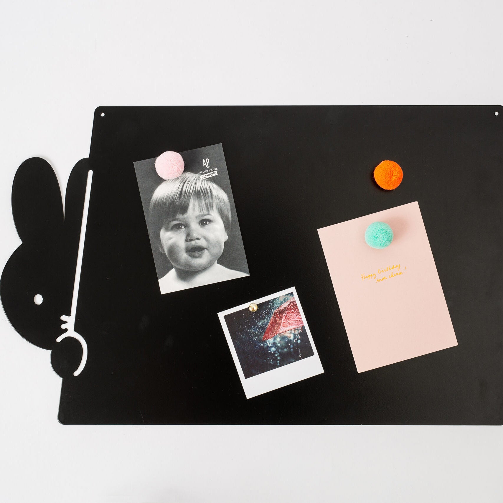 Miffy Peek-a-boo Magnettafel - Hängend - Schwarz