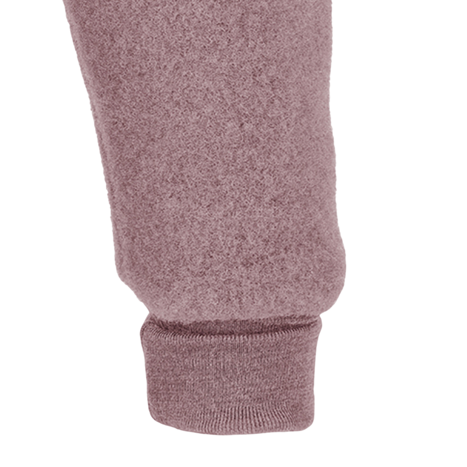 Pantalon bébé laine mérinos bois de rose melange