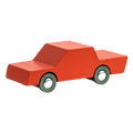 Holzauto Rot