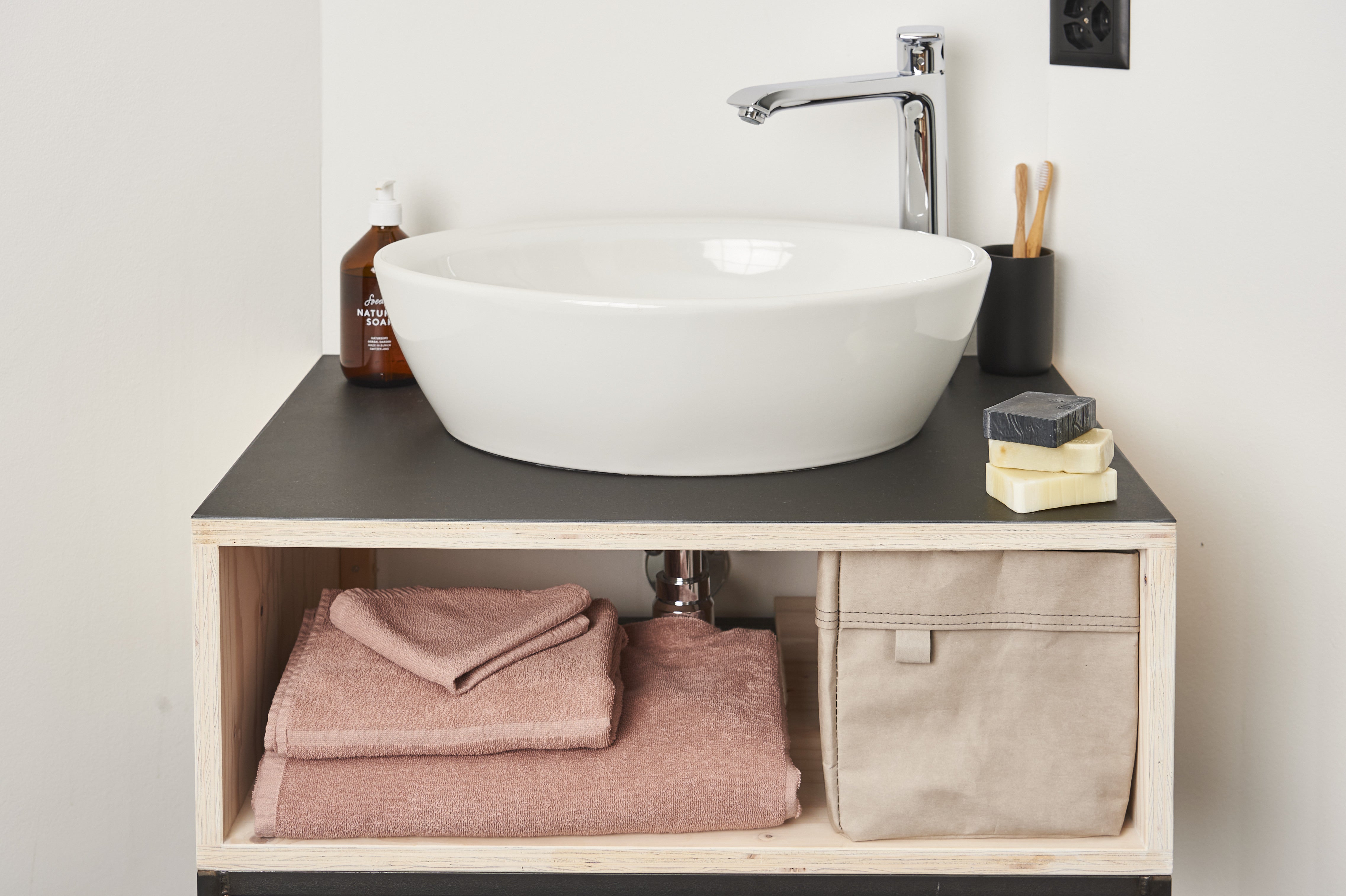 Tilda ash rose, washcloth 30x30cm