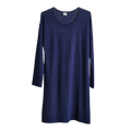Kaschmir Strickkleid navy