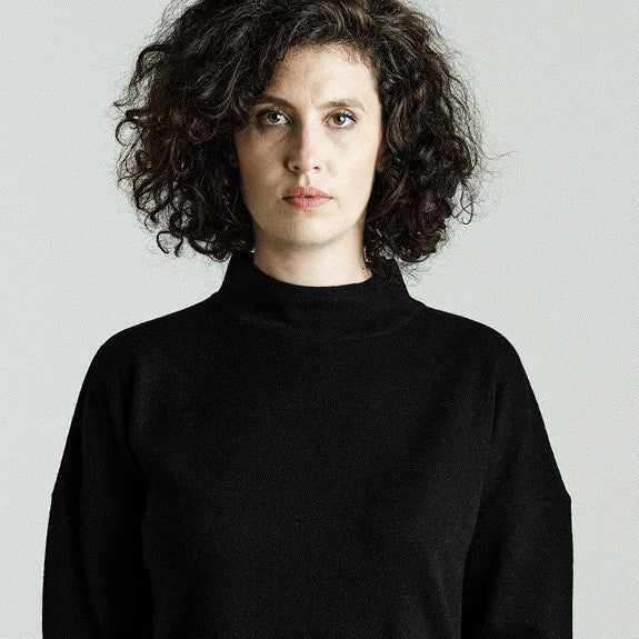 Strickpullover Merino schwarz