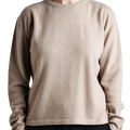 Pull en tricot cachemire nude