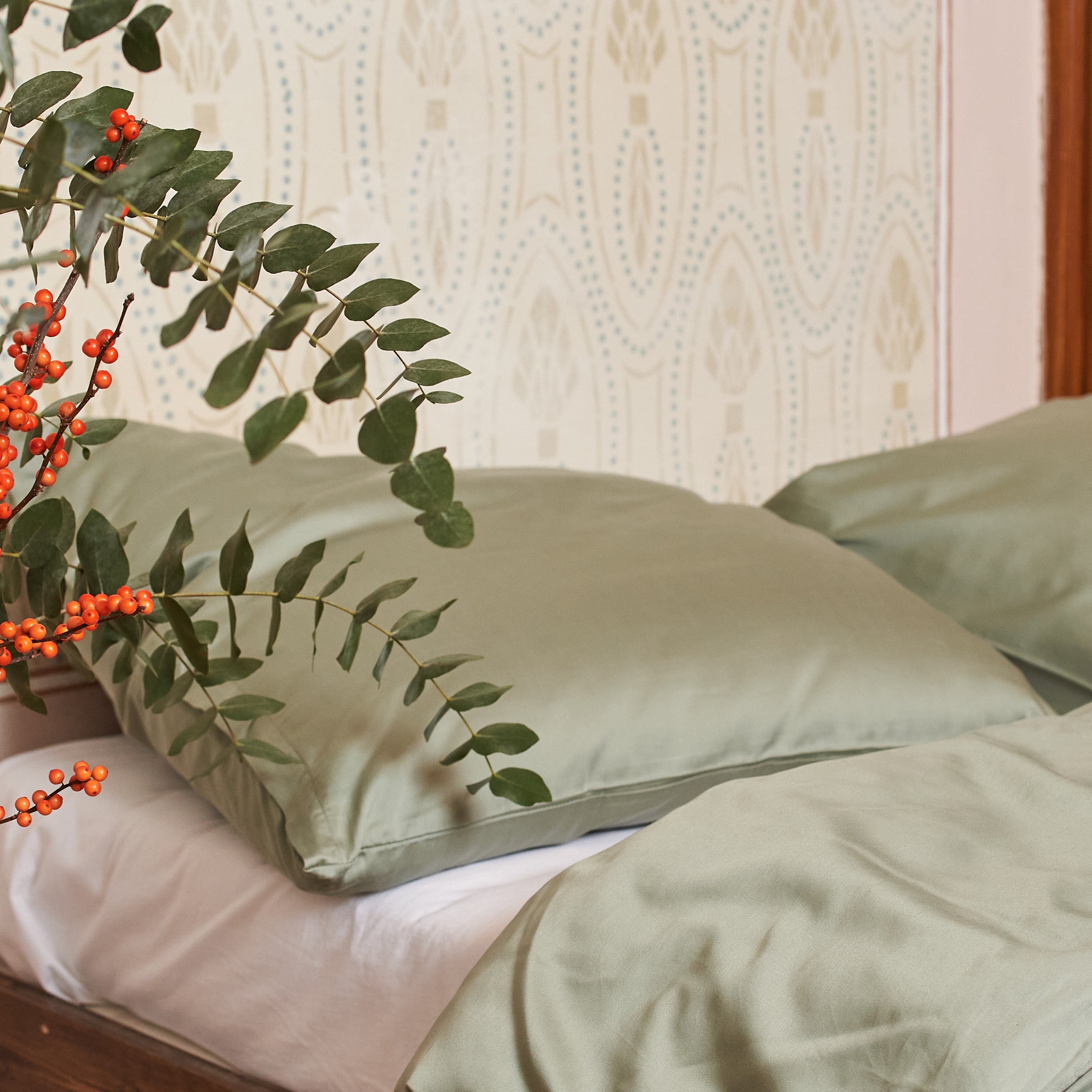 BRAGA eucalyptus, Taie d'oreiller 50x70 cm