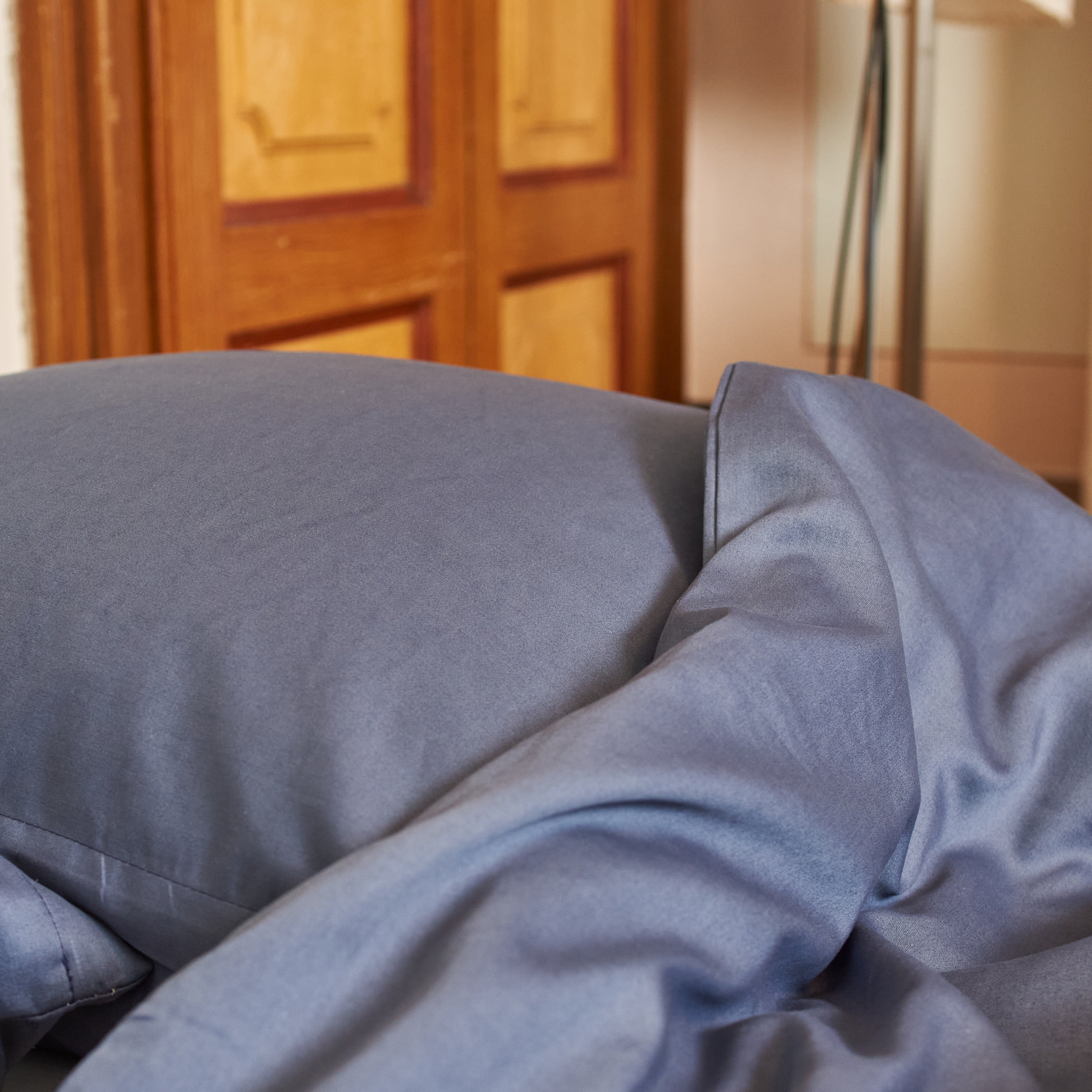 BRAGA ocean blue, Taie d'oreiller 65x65 cm