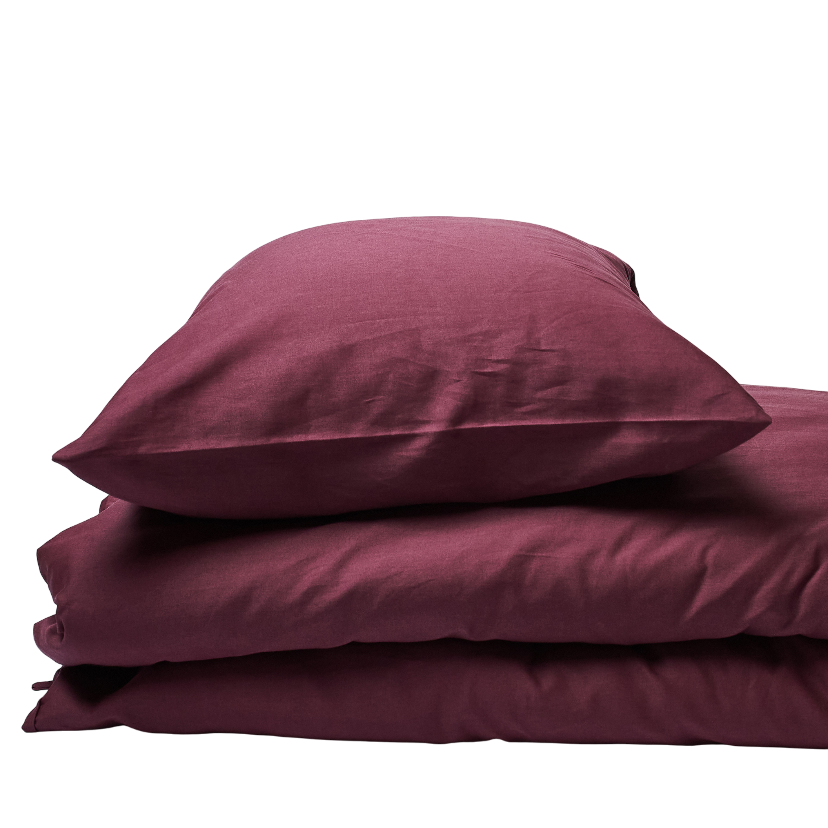 BRAGA cassis, taie d'oreiller 65x65 cm