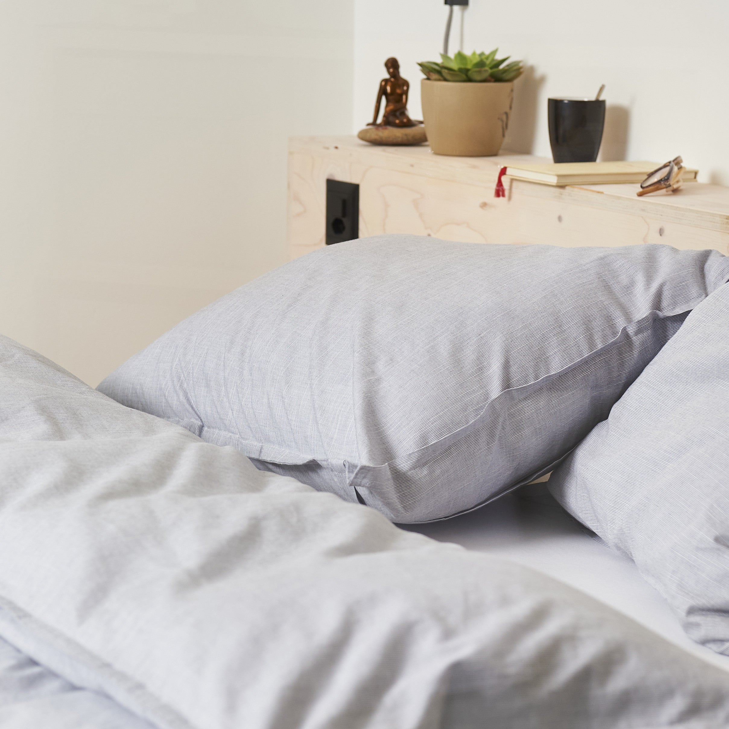 NYHOLM stone, Taie d'oreiller 50x70 cm